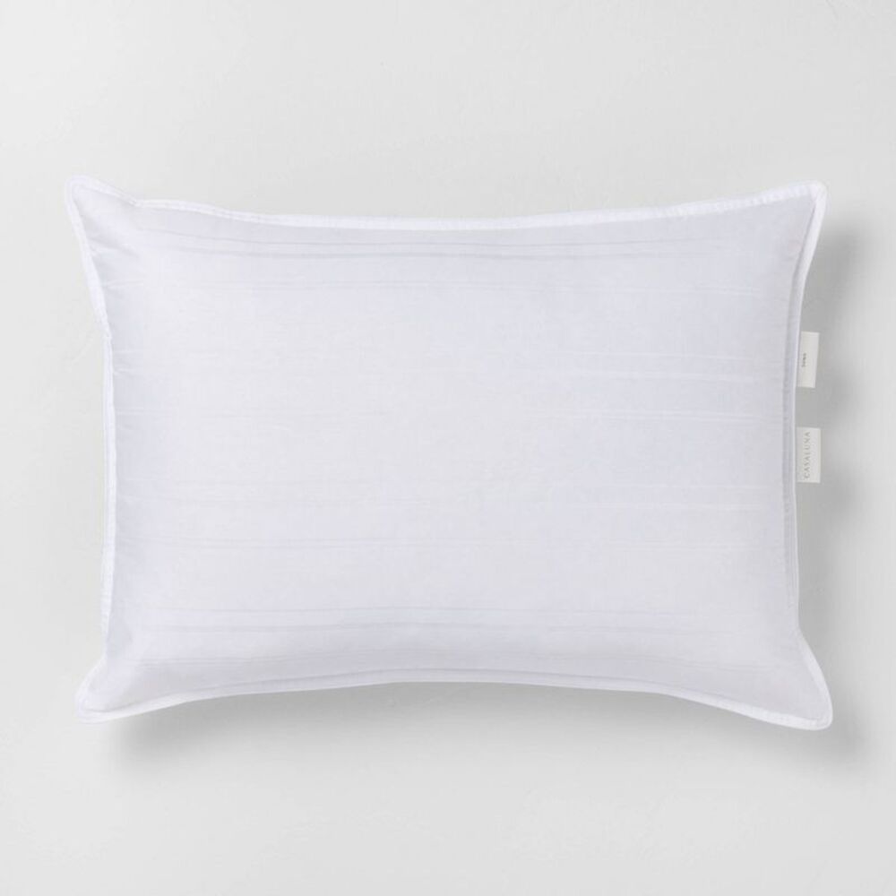 King Machine Washable Firm Down Bed Pillow - Casaluna